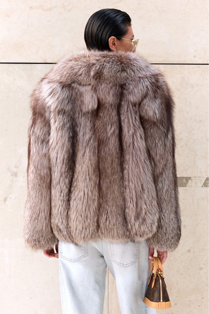 Cappotto in pelliccia di volpe CHIARA