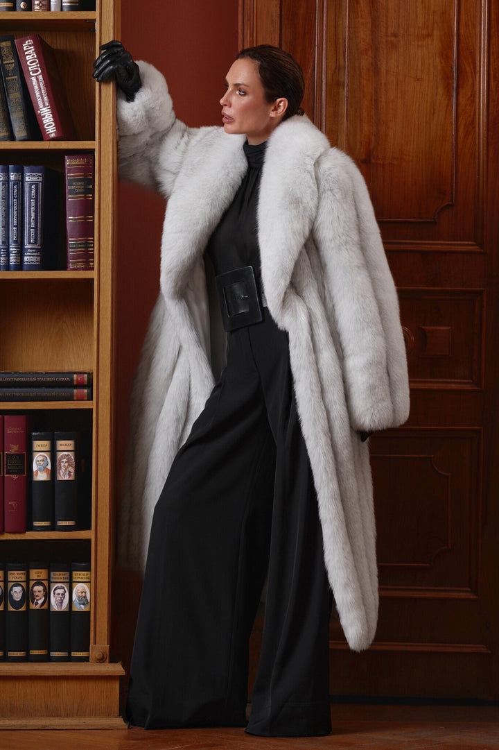 Cappotto di pelliccia di volpe OLGA