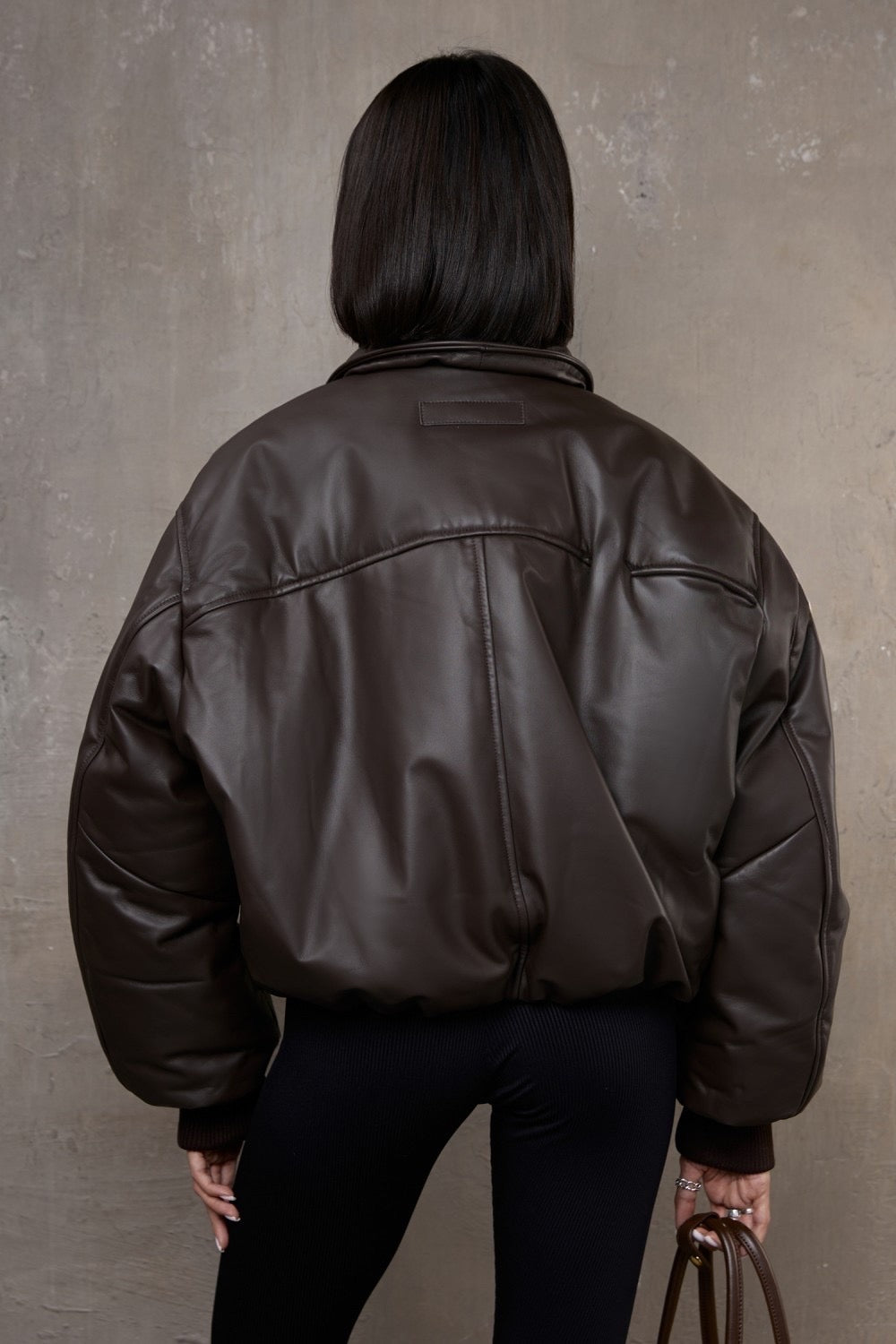 Bomber in pelle Maeve