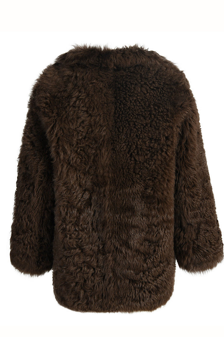 MIELA Cappotto Marrone in Montone