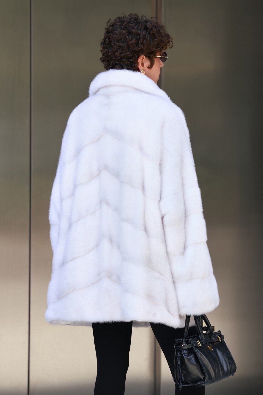 Sade Mink Fur Coat Clair