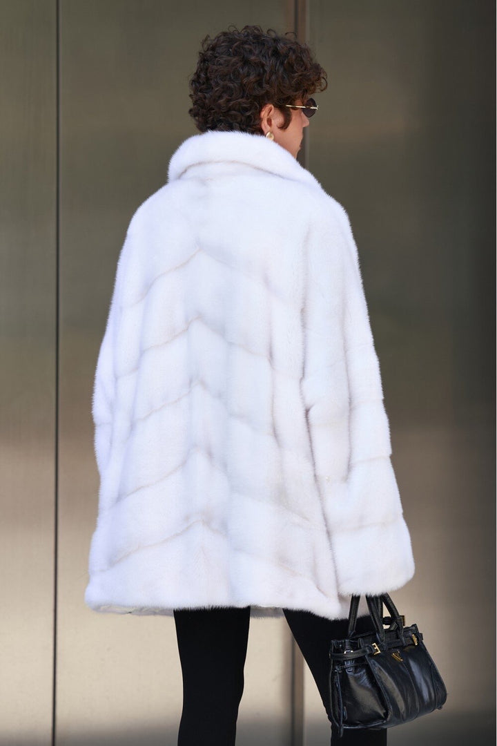 Sade Mink Fur Coat Clair