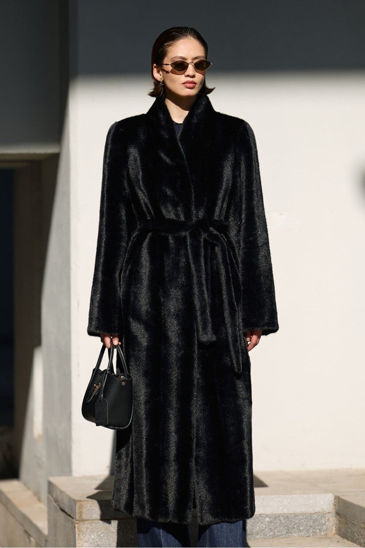 Cappotto in pelliccia sintetica MELVA