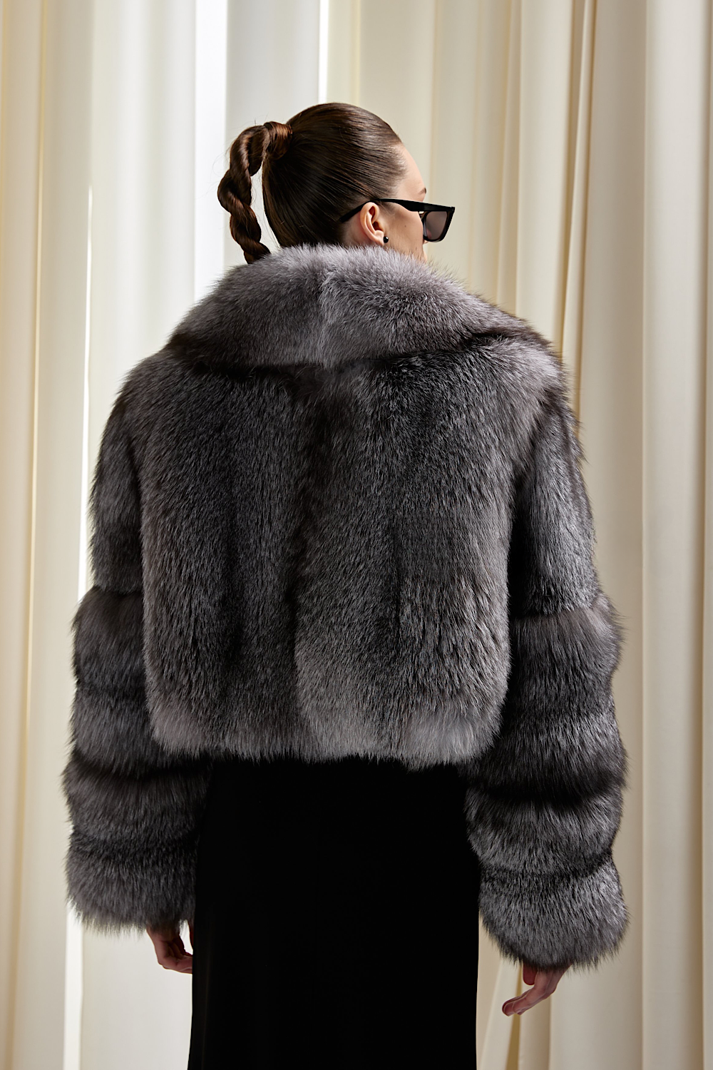 Cappotto in pelliccia di volpe Talia