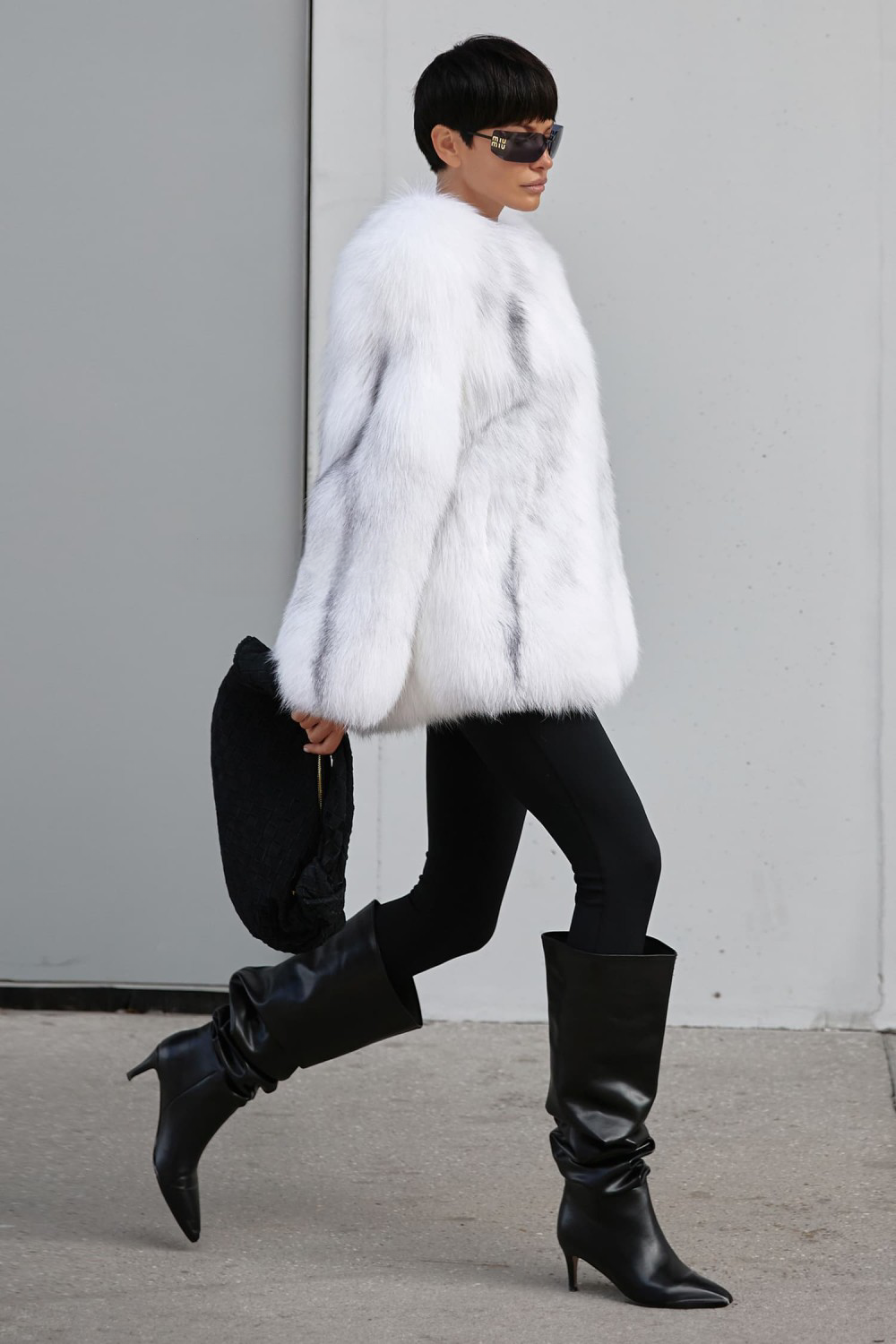 Cappotto in pelliccia di volpe Aurora
