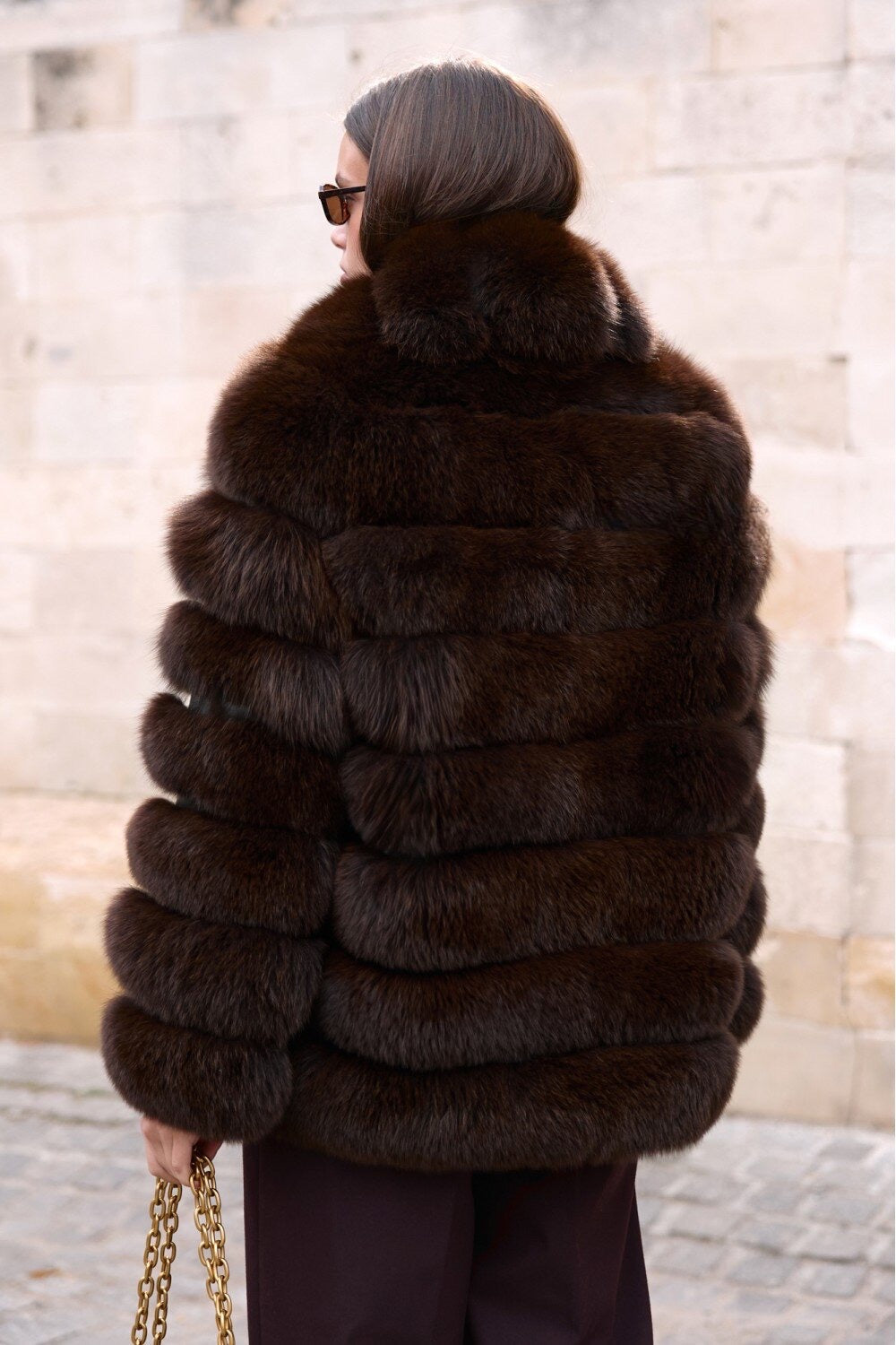 SANA Fox Fur Coat