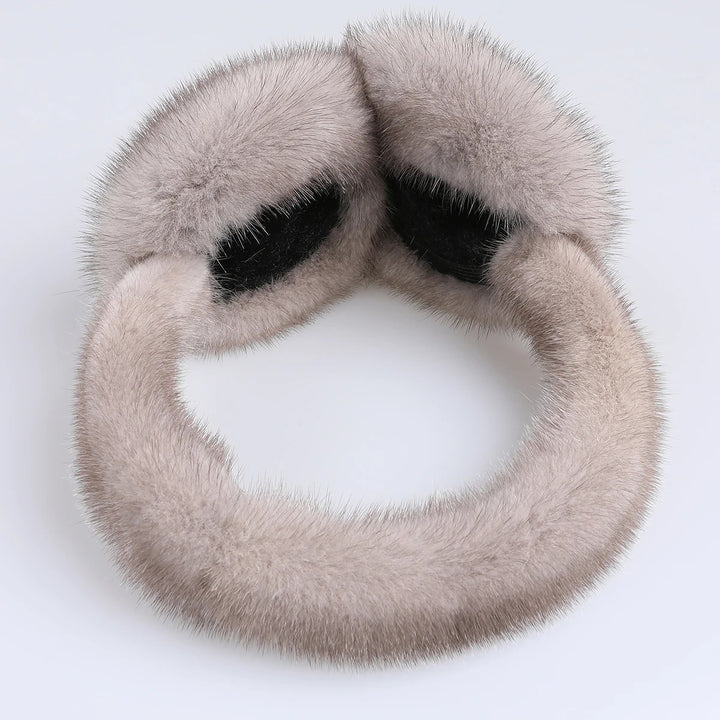 Grey Mink Earmuffs