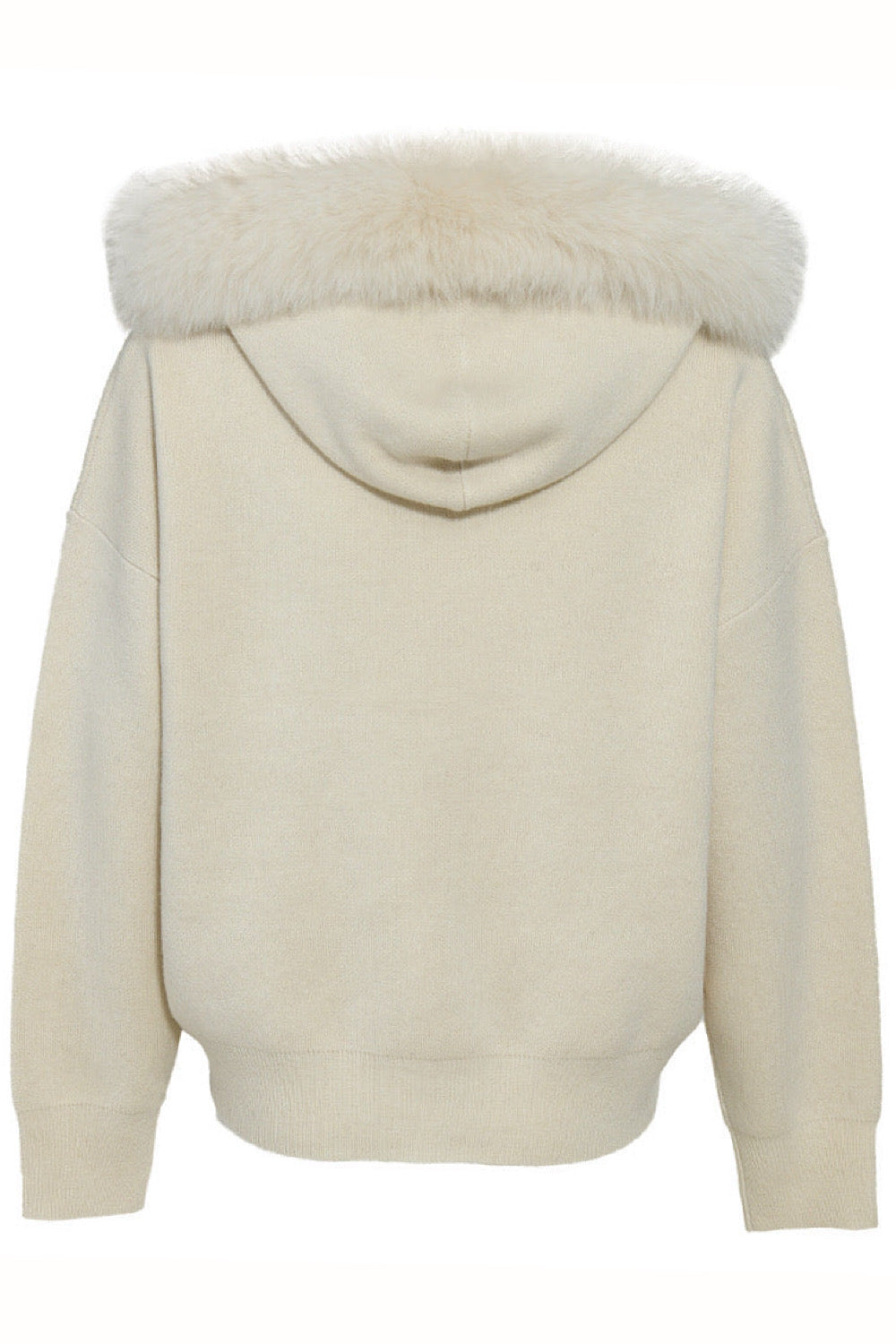Luxurious wool-cashmere top with a laid-back silhouette and subtle ribbed finishes, designed for warmth and understated elegance.