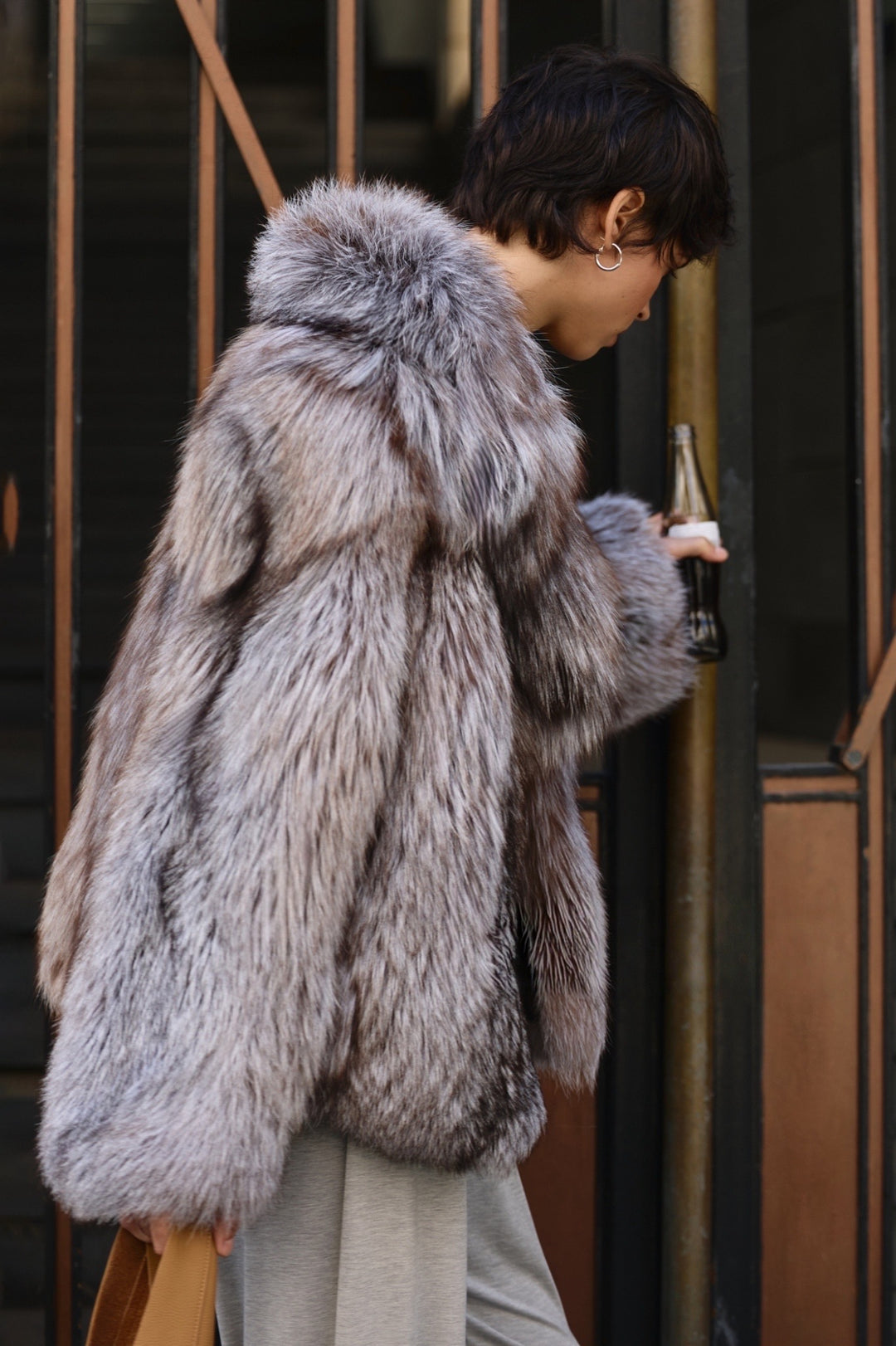 Cappotto in pelliccia di volpe CORRIN