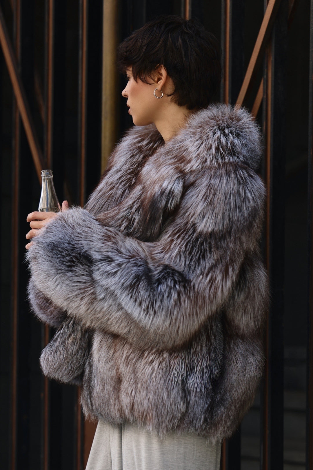 Cappotto in pelliccia di volpe CORRIN