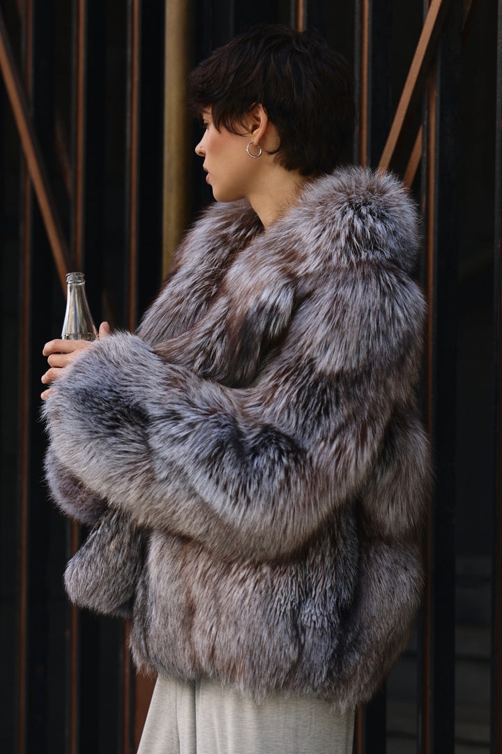 Cappotto in pelliccia di volpe CORRIN