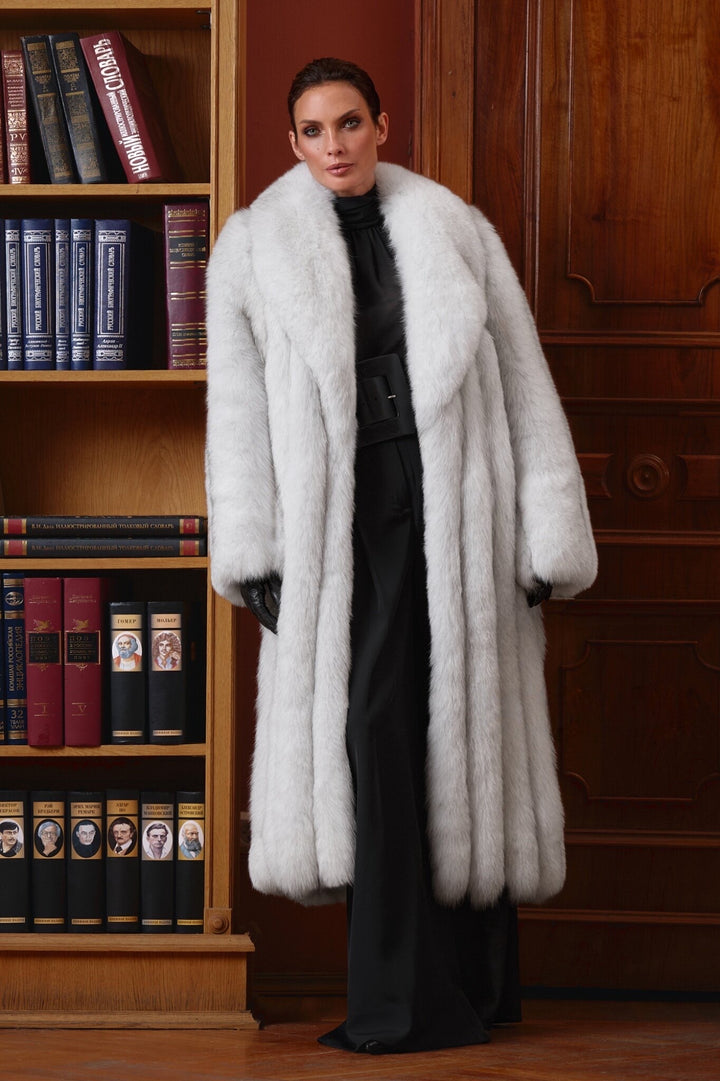 Cappotto di pelliccia di volpe OLGA
