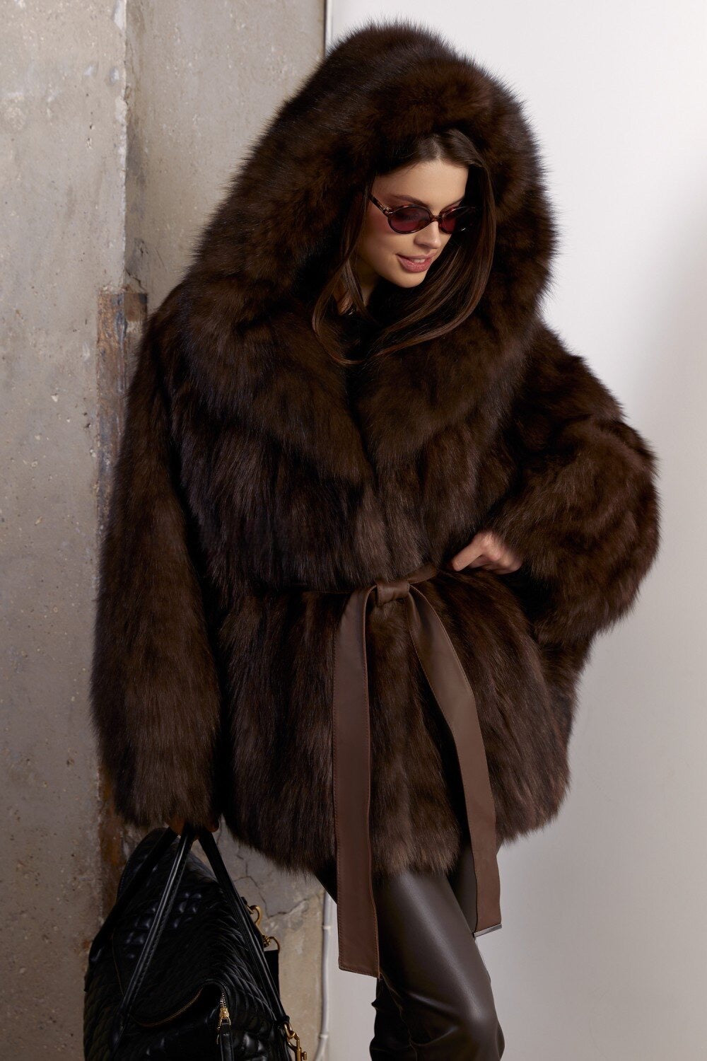 Cappotto di pelliccia Amelie Fox