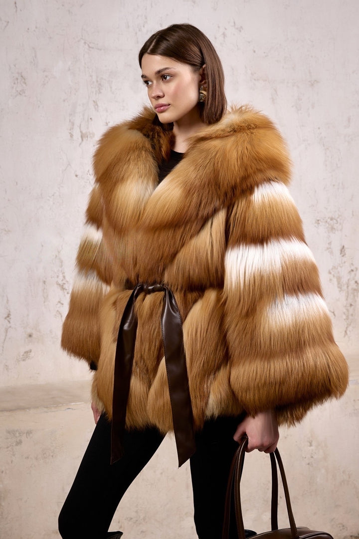 Cappotto di pelliccia Amelie Fox