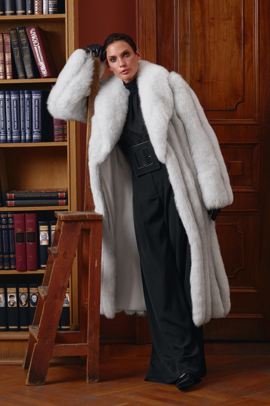 Cappotto di pelliccia di volpe OLGA