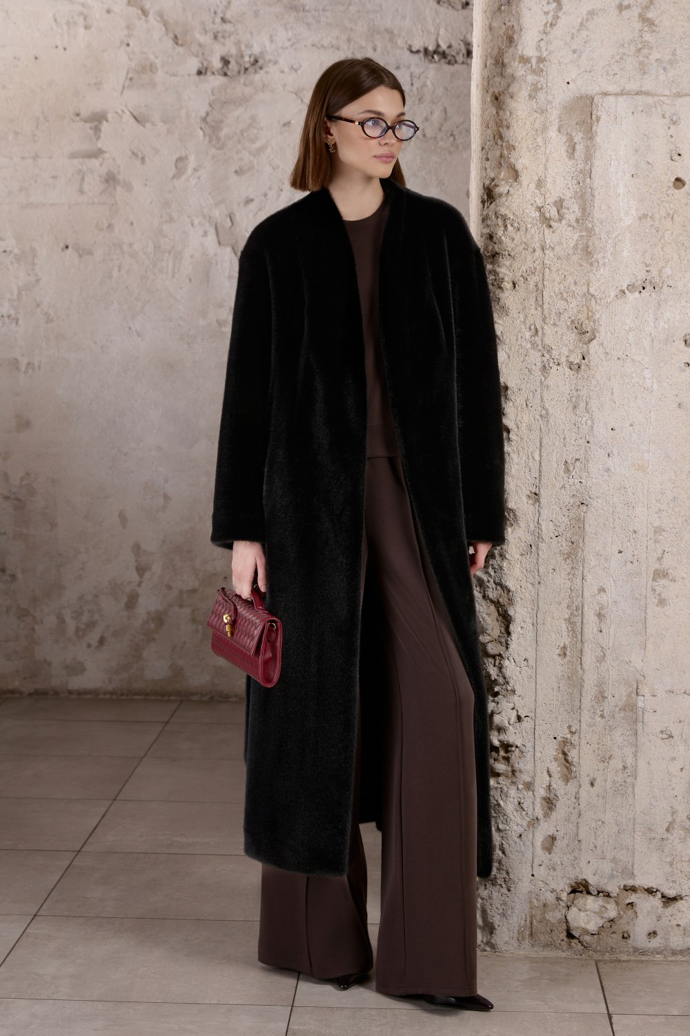 MELVA Kunstpelzmantel