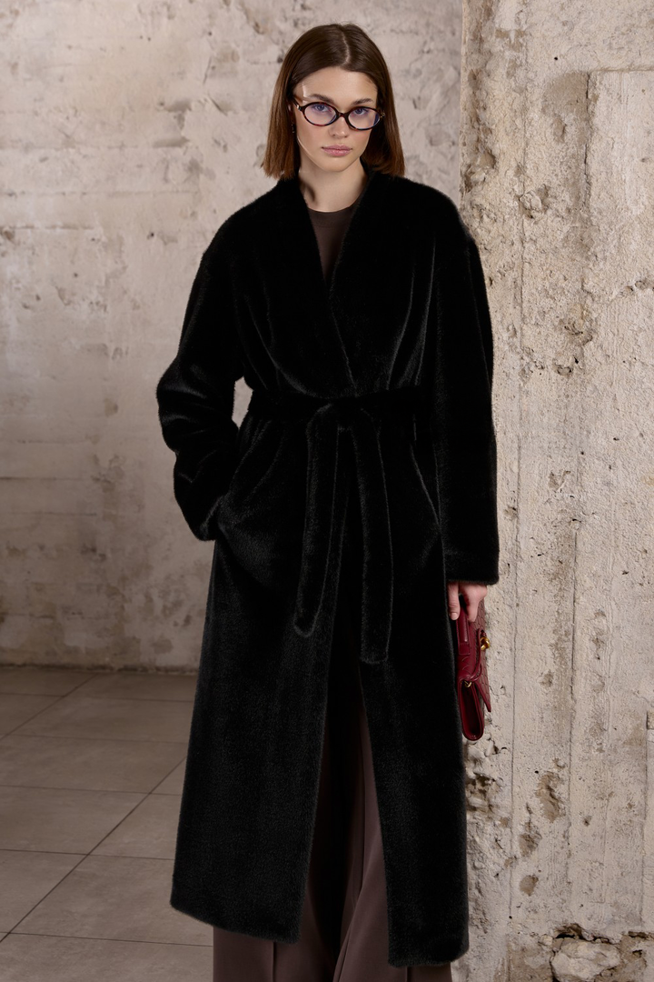 MELVA Kunstpelzmantel