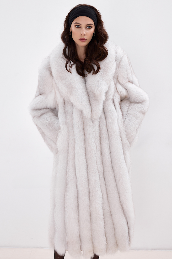 OLGA Fox Fur Coat Natural