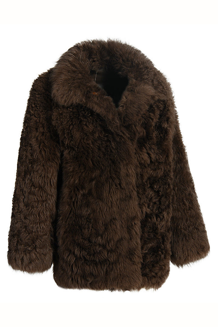 MIELA Cappotto Marrone in Montone