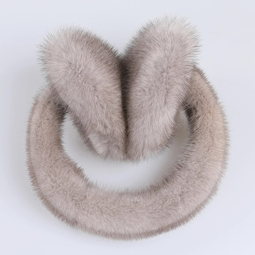 Grey Mink Earmuffs