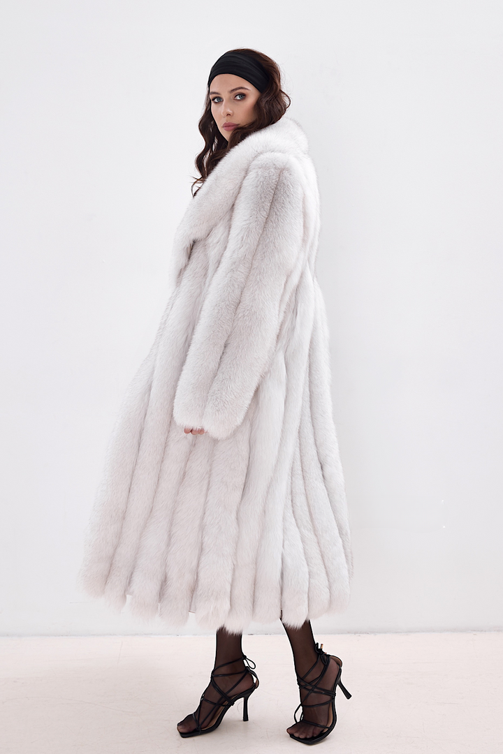 OLGA Fox Fur Coat Natural