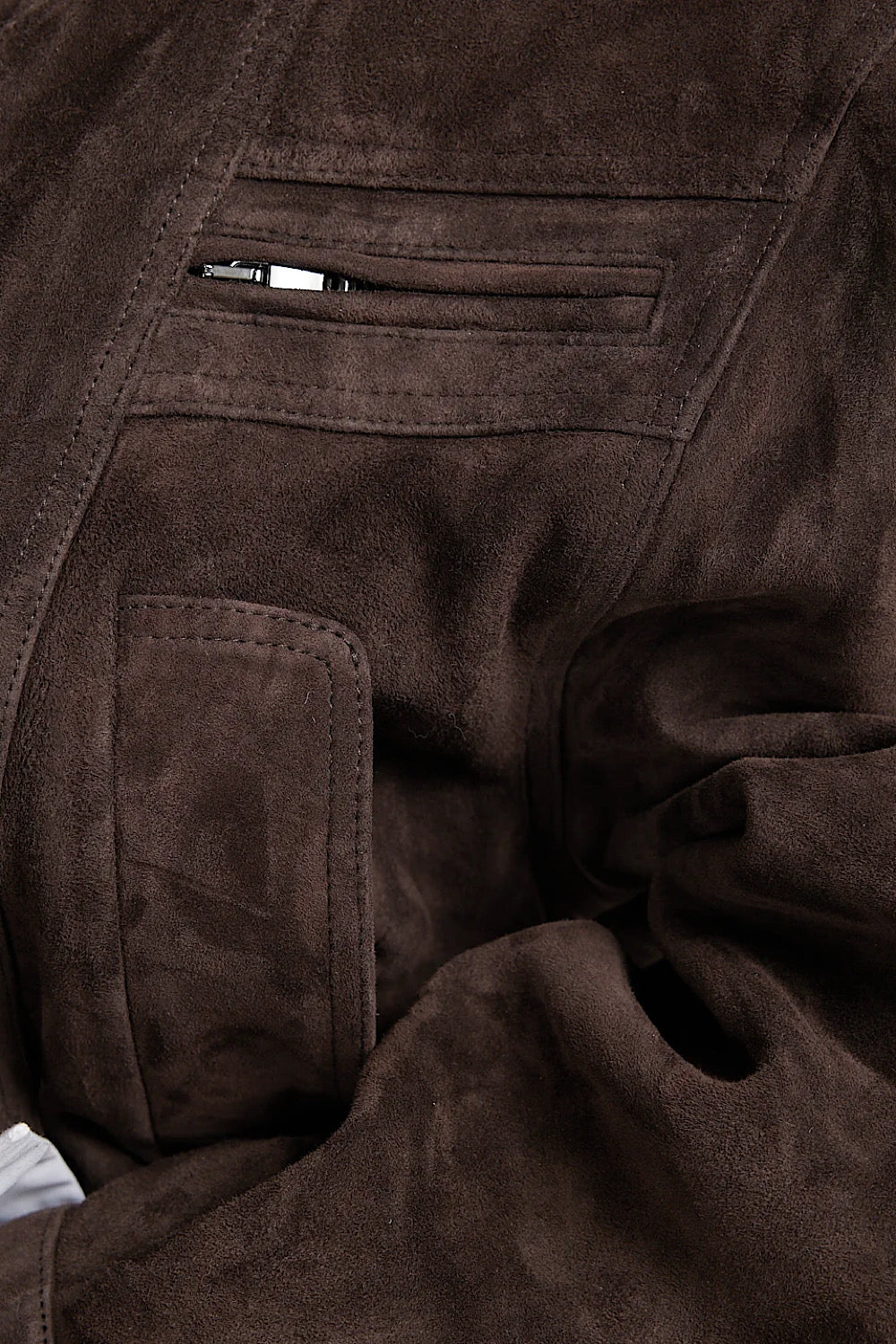 Sereline Suede Jacket Chocolate