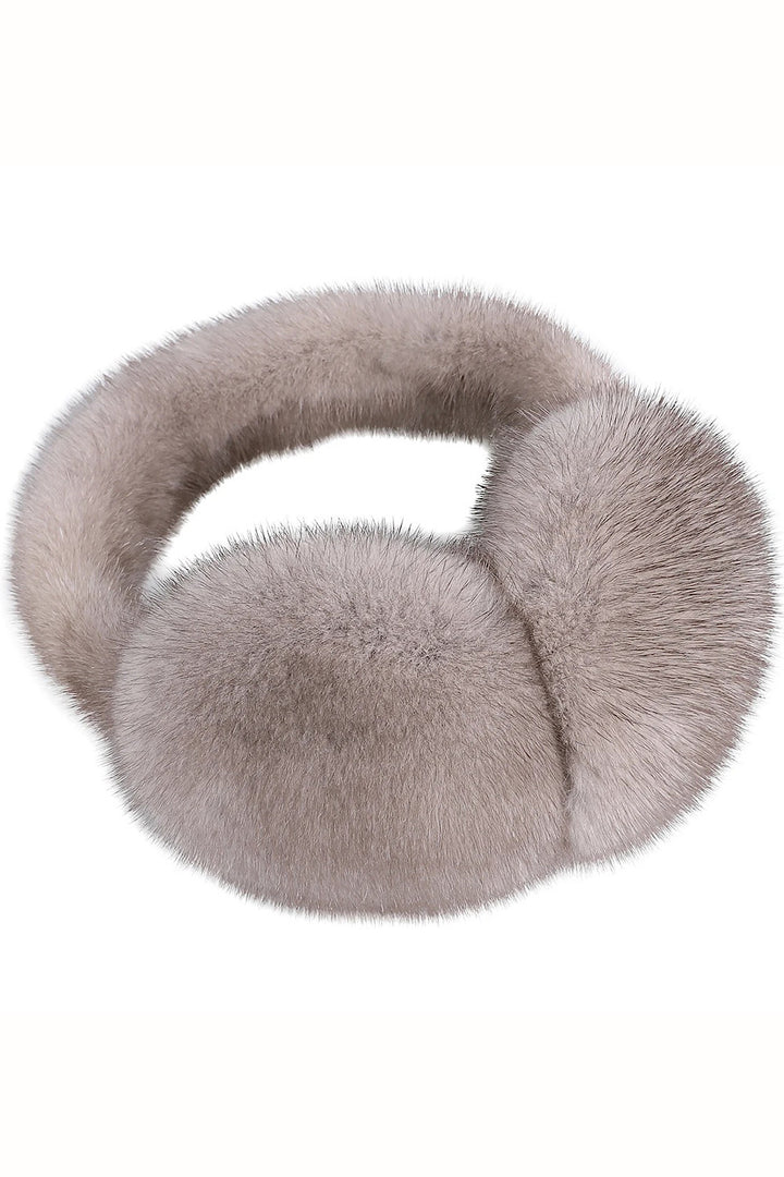 Grey Mink Earmuffs