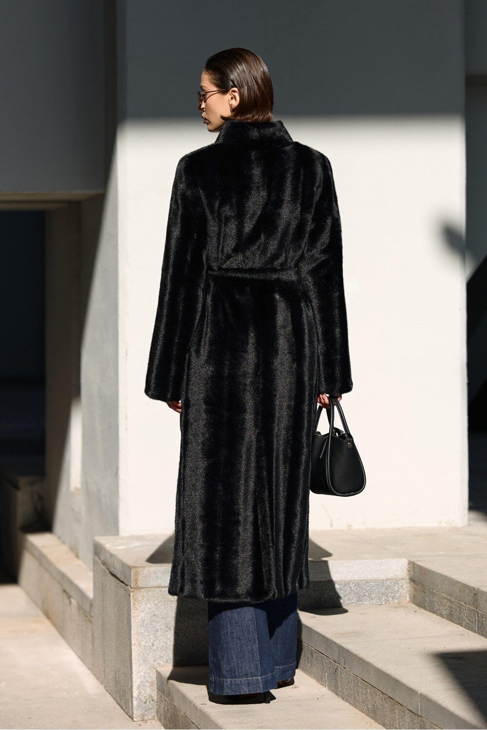 Cappotto in pelliccia sintetica MELVA