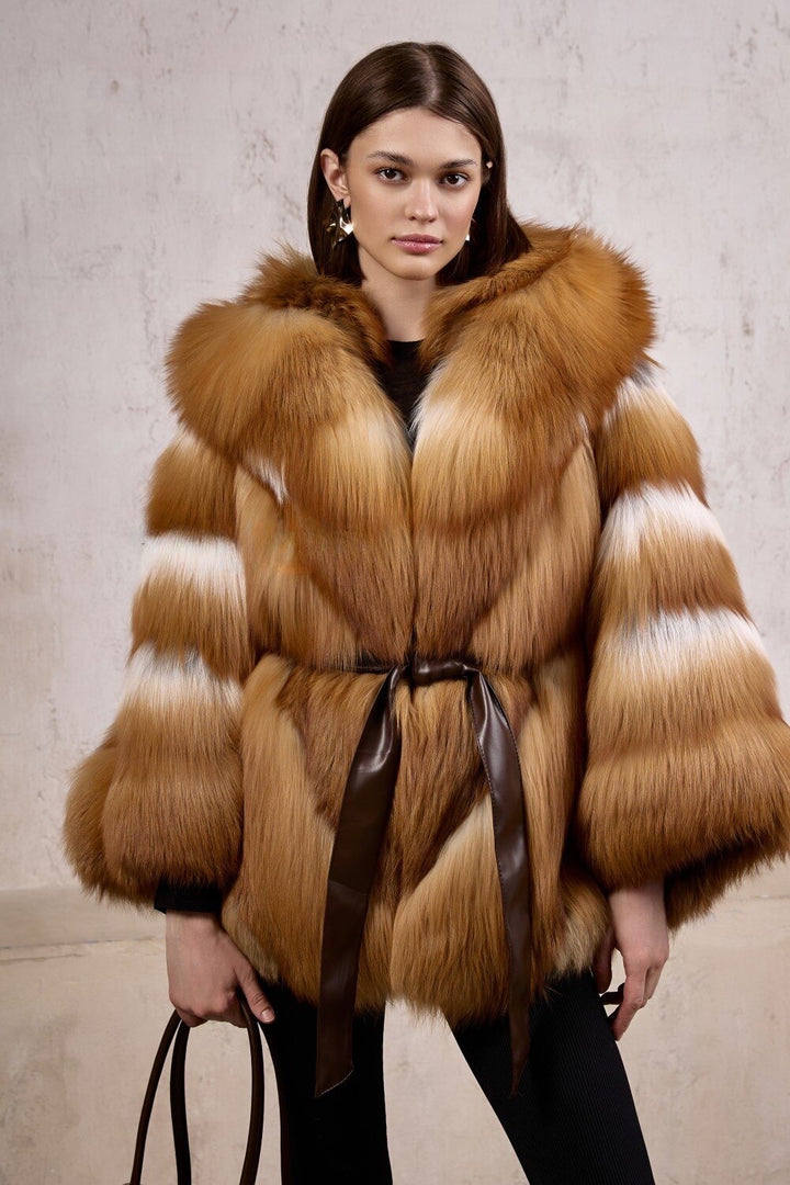 Cappotto di pelliccia Amelie Fox