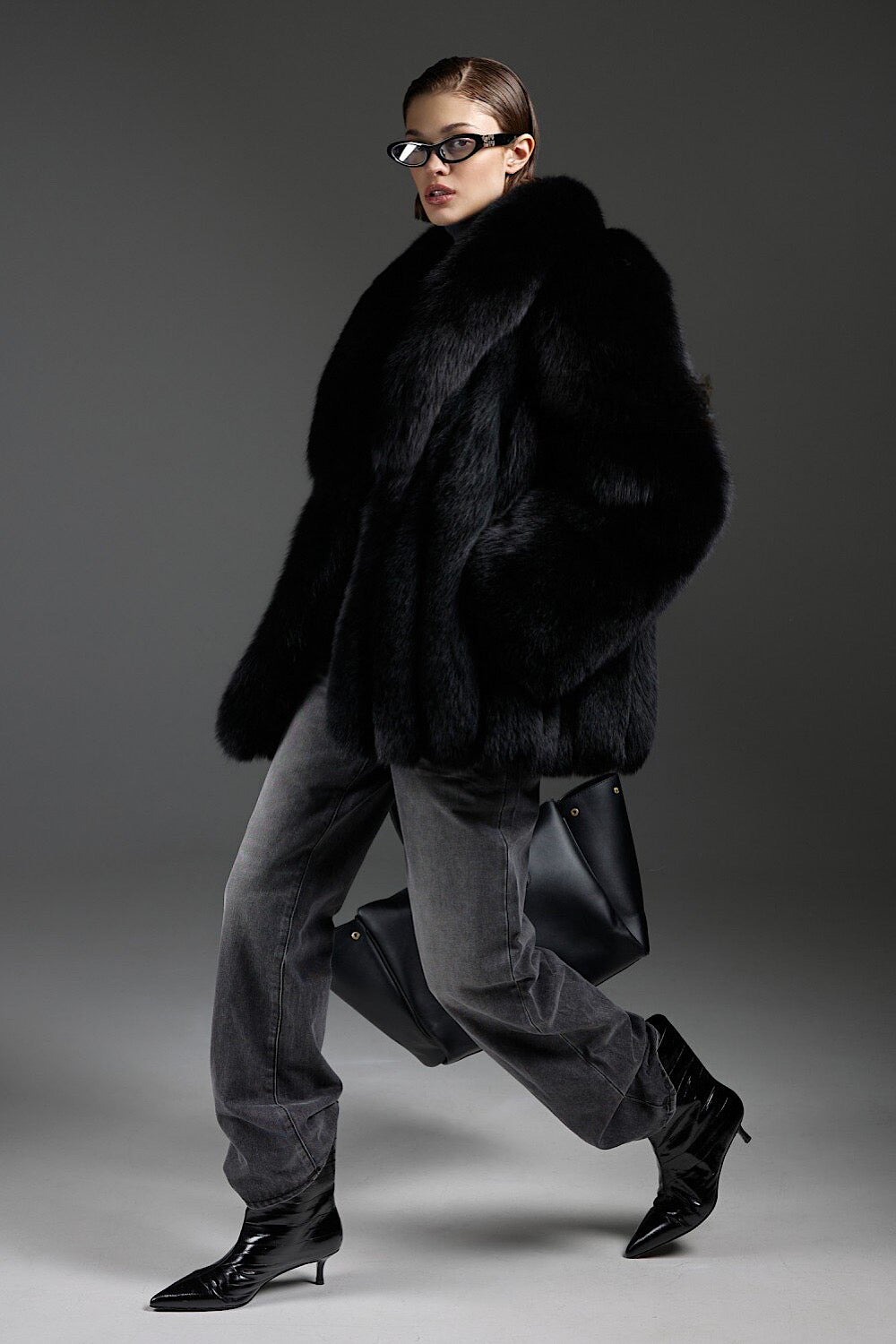 Cappotto in pelliccia di volpe CORRIN