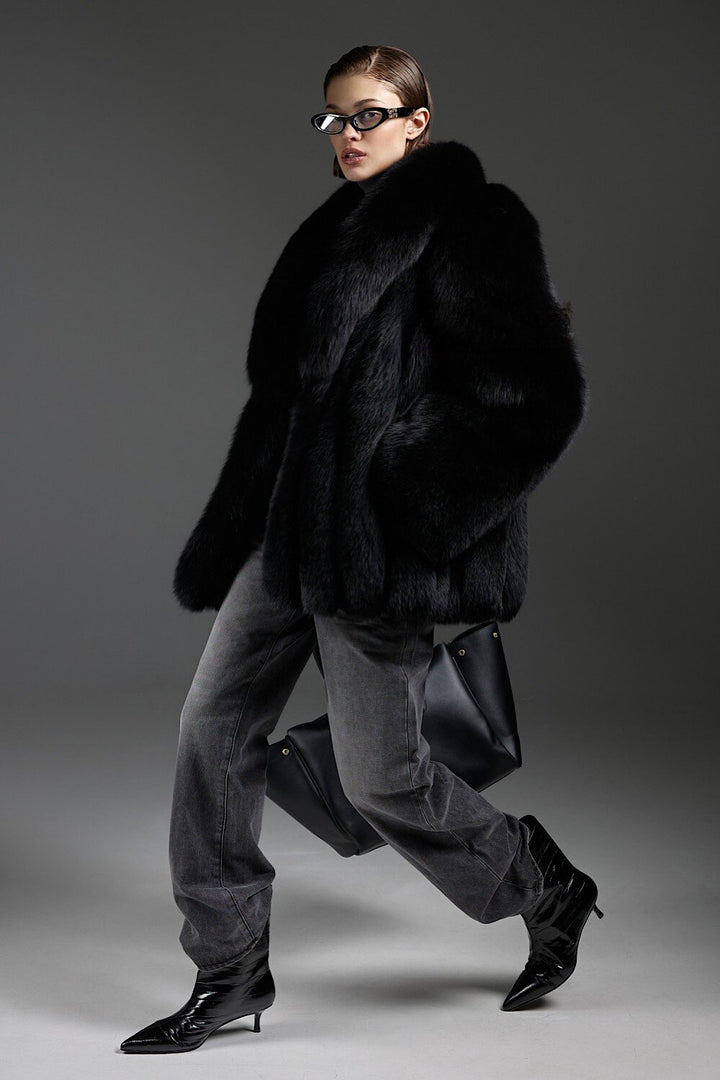 Cappotto in pelliccia di volpe CORRIN