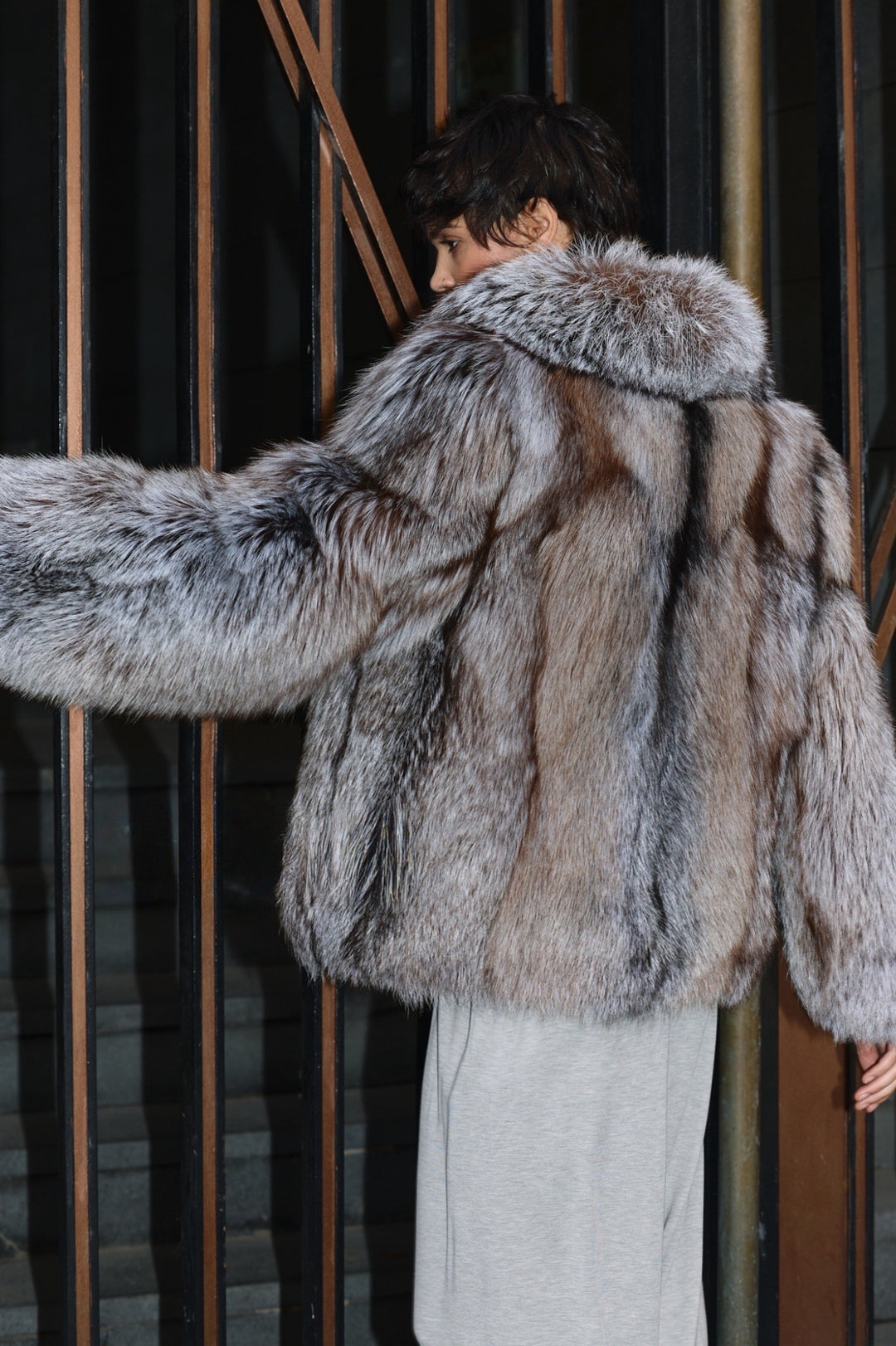 Cappotto in pelliccia di volpe CORRIN
