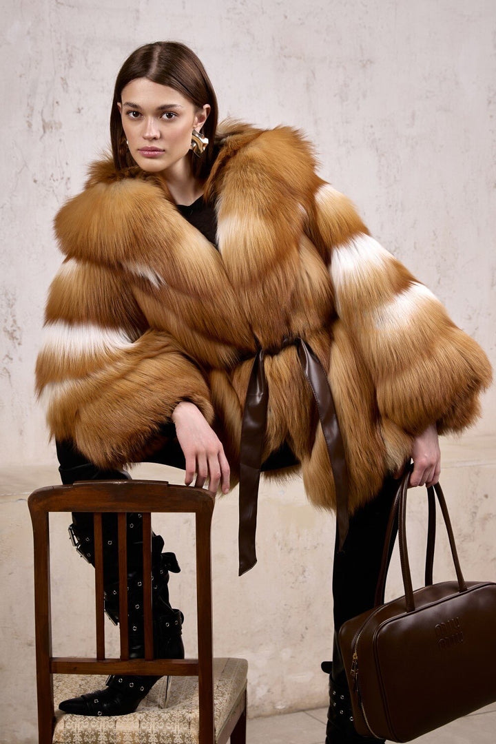 Cappotto di pelliccia Amelie Fox