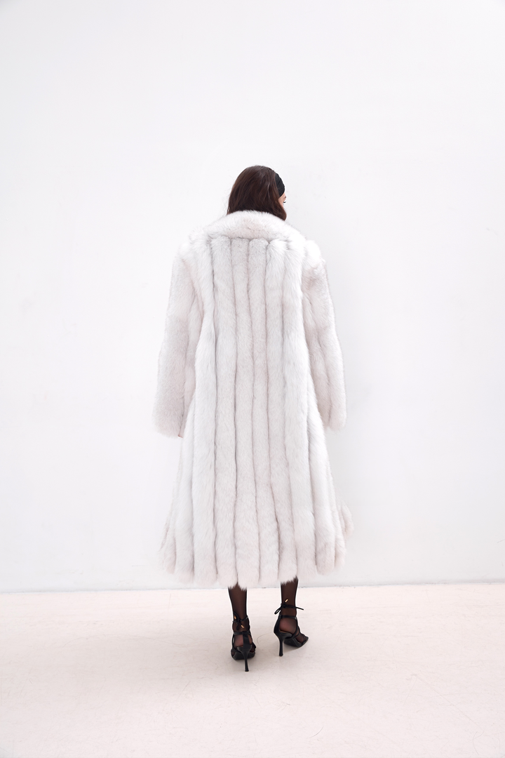 OLGA Fox Fur Coat Natural
