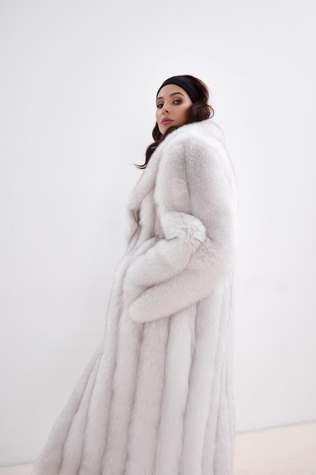 OLGA Fox Fur Coat Natural
