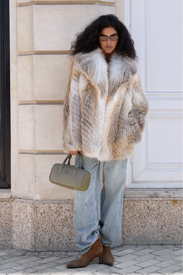 BECKY Cappotto in Pelliccia di Volpe