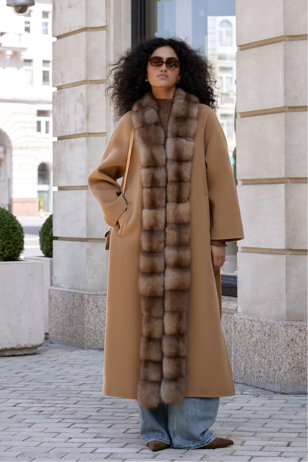 Elodie Cappotto in Cashmere Camel