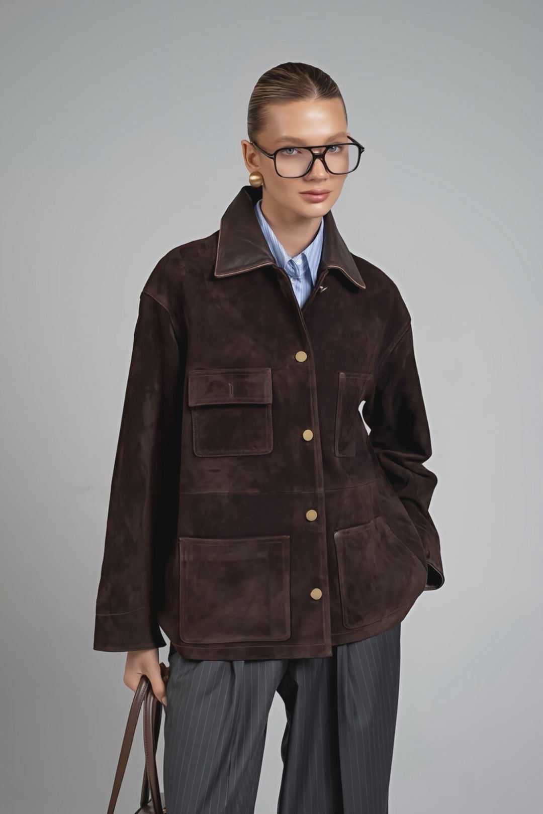 Giacca in camoscio Hailey