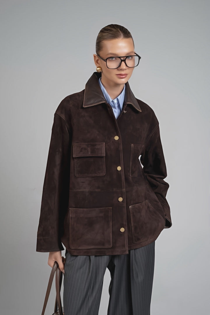 Giacca in camoscio Hailey