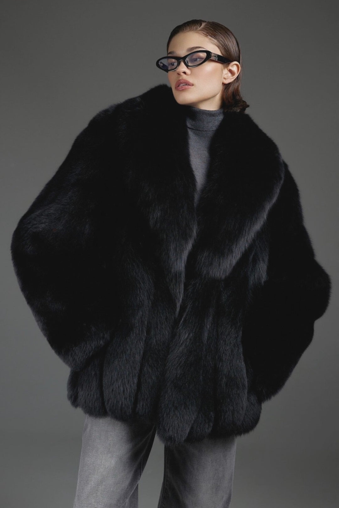 Cappotto in pelliccia di volpe CORRIN